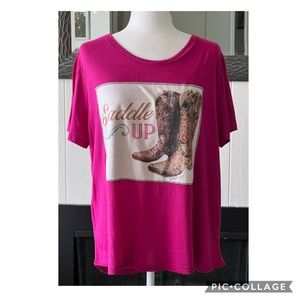 Womens Southern Grace  T Shirt Size Approx Large
